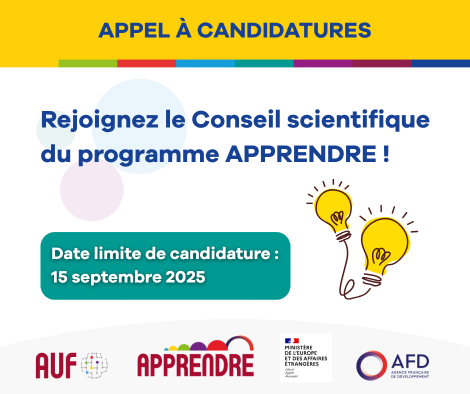 Appel à candidatures Apprendre